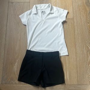 Slazenger golf shorts & top